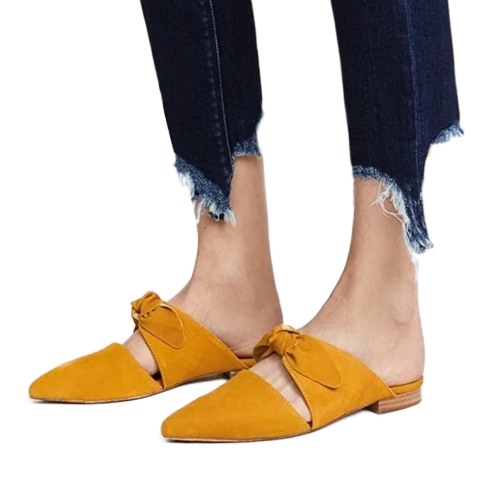 Jeffrey Campbell Mustard Yellow Mules